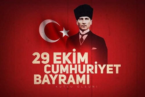 Akşehir Kaymakam Vekilimiz Sayın Abdullah Yüksel'in 29 Ekim Cumhuriyet Bayramı Kutlama Mesajı